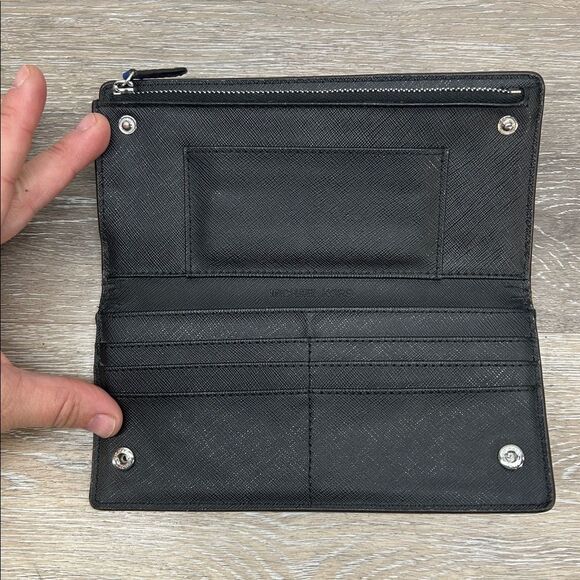 9616 Michael Kors Navy Perforated Crossbody & wallet 243349616 - Picture 10 of 14